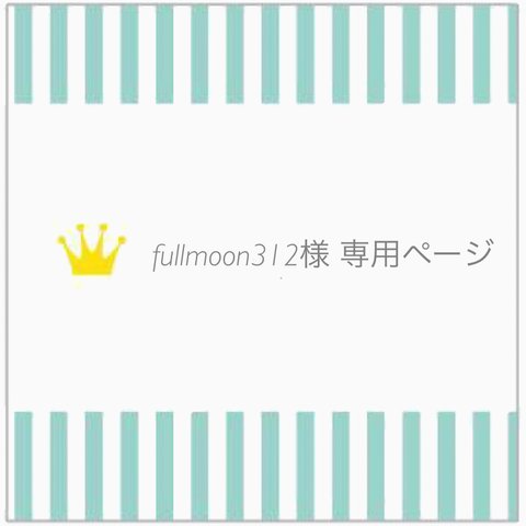 【fullmoon312様 専用ページ】