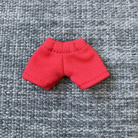 オビツ11  ジャージ素材のshortpants　red