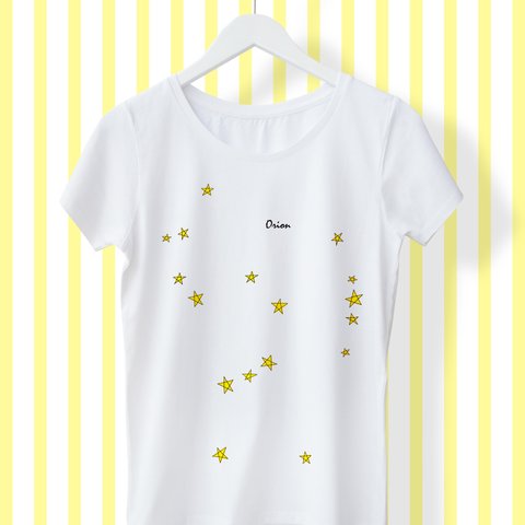 オリオン座 星座 レディース Tシャツ