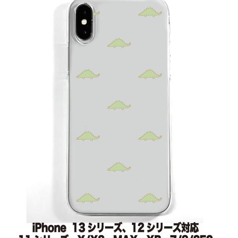 送料無料 iPhone14シリーズ対応  ソフトケース 恐竜3