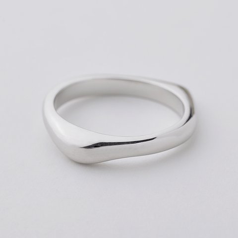 【Pt900】Water : Ring (Large)