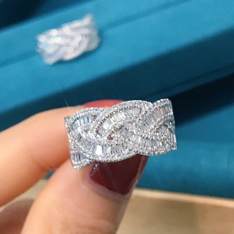 天然ダイヤモンドリング0.85ct　k18