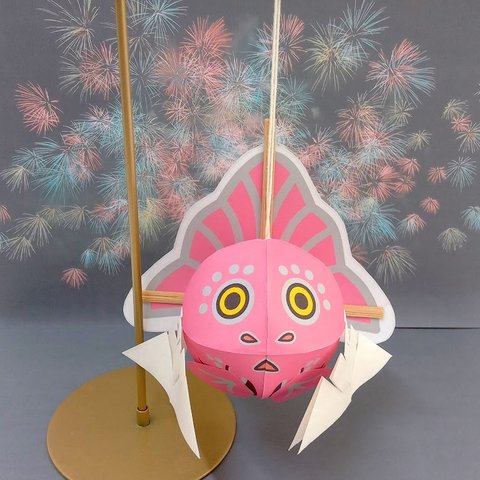 ★☆期間限定200円引☆★【 金魚ねぷた 】 桃 クリアケース 入り / ご当地 グッズ プレゼント にも