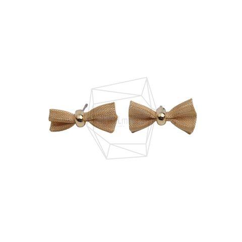 ERG-2655-G【2個入り】リボンピアス,Ribbon Earring/ 9mm X 17.7mm