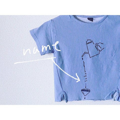 new《文字入れオーダー》選べる6カラー▶︎手描きコーヒーＴシャツ◀︎