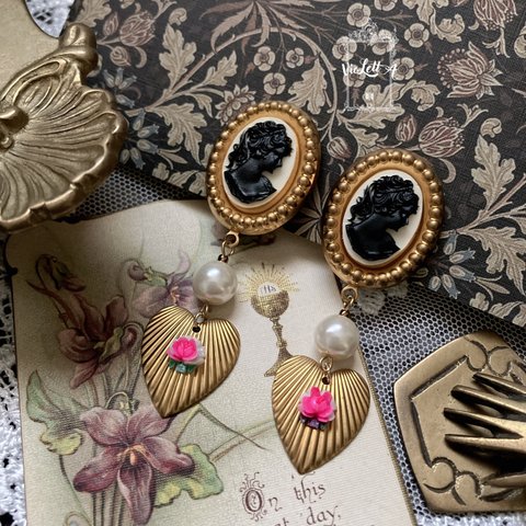 earringNo.129 rococo.♡ (イヤリングのみ)