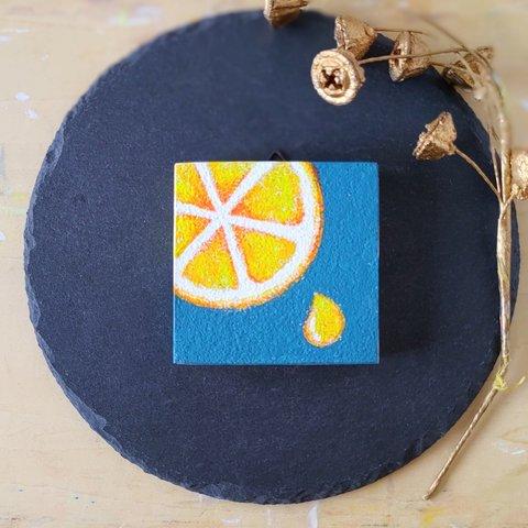 「ビタミン補給、レモン！」小さなコルクボードの原画＊アートパネル