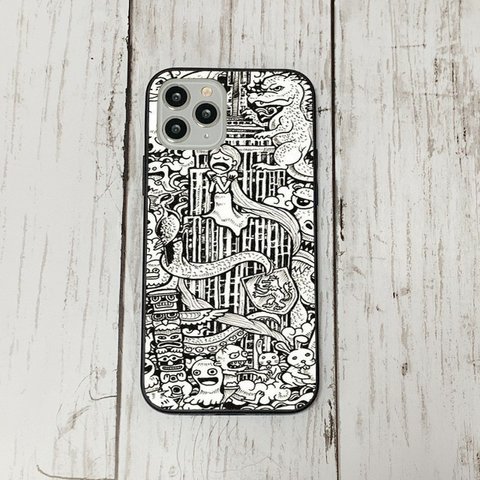 iphoneケース17 韓国 iphoneケース 強化ガラス おしゃれ 北欧 ラインアート　レトロ　アイフォン　リバティ　かわいい　流行り iface