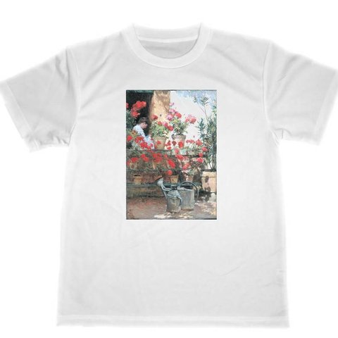 フレデリック・チャイルド・ハッサム　ドライ　Tシャツ　名画　絵画　アート　グッズ　オランダの運河