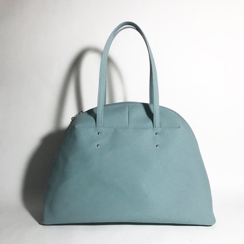 SHELL ( Light Grayish Blue ) 帆布のトートバッグ