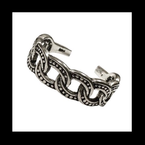 silver925【chain_dot RING】チェーン シルバー 病みかわいい ロック パンク ダーク ゴスロリ シルバー925 指輪 メンズ ユニセックス モード メンヘラ ヴィンテージ 