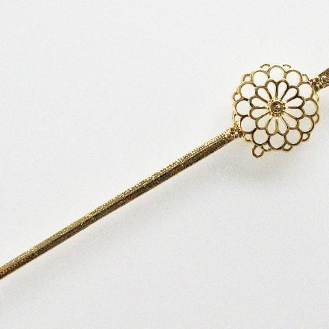 かんざし　菊　直径28ｍｍ　2個で440円