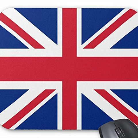 イギリス国旗、ユニオンジャックのマウスパッド ：フォトパッド（ 世界の国旗、軍旗シリーズ ） (C)