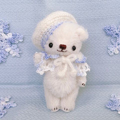 雪ん子クマさん（小・白）（テディベア）