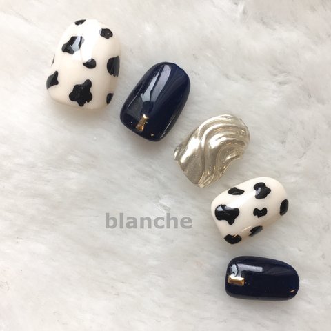 blanche★cowネイル