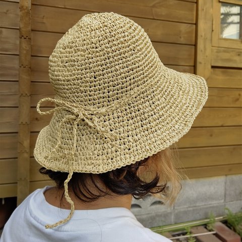 ブラウンの夏帽子②