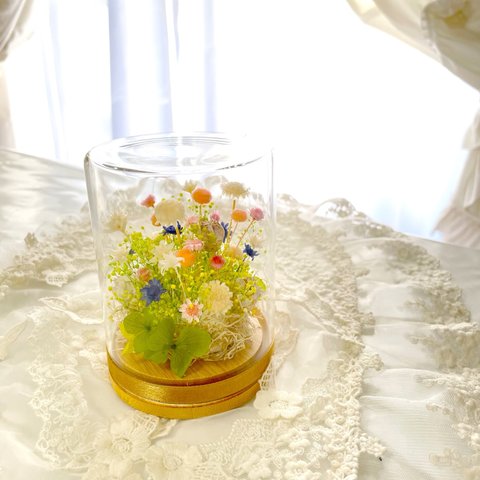 特別価格＊母の日＊誕生日＊お供え＊結婚祝い＊永遠に咲く綺麗なガラスドームプリザーブドフラワー