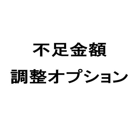 差額　そのほかご案内 オプション