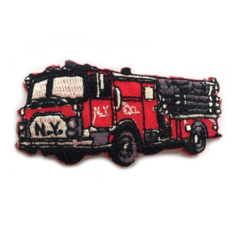 アップリケワッペン NY消防車 MQ  1023