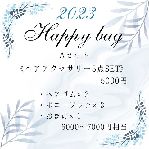 Happy bag Aセット《ヘアアクセサリー》おまかせ福袋☆*お楽しみ袋