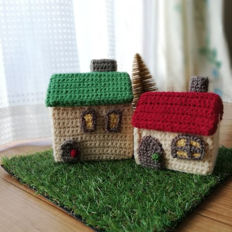 緑の屋根のお家