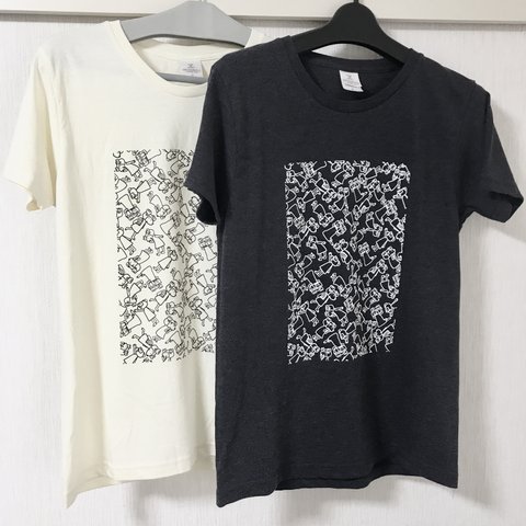 旅するトナカイ Tシャツ（ネイビー M）