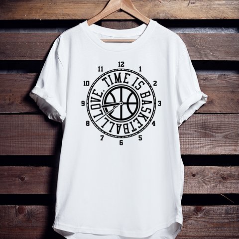 バスケTシャツ「Baske Clock」