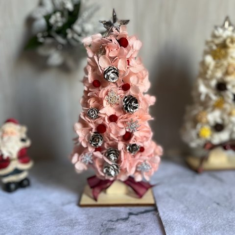 ミニクリスマスツリー【ベビーピンク】