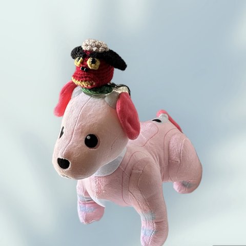 🐾 Aibo用帽子編み物と可愛い「獅子舞」がお目見え！ 🐶✨