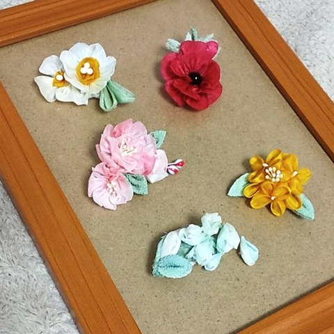 [受注制作]春の花イヤーカフ