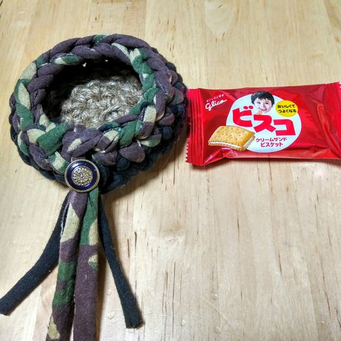 フックドゥズパゲッティ　小物入れ　お菓子　印鑑　アクセサリー入れなどにも♪