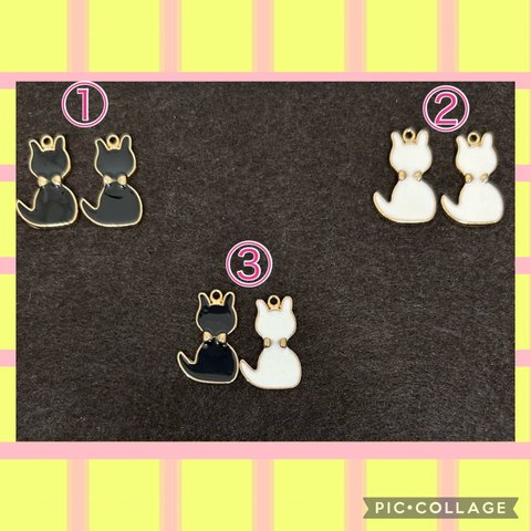 【破格！数量限定】選べるイヤーアクセサリー　おすわりニャンコ