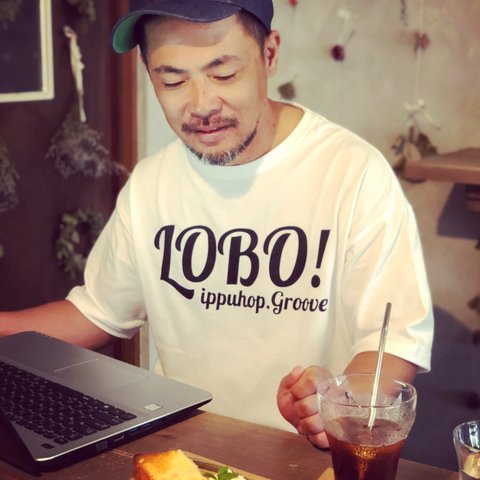 lobo T-shirts ippuhop.groove  7.4オンス ユニセックス【ホワイト】