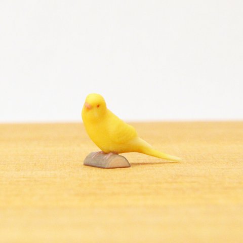 セキセイインコ　ルチノー　のフィギュア