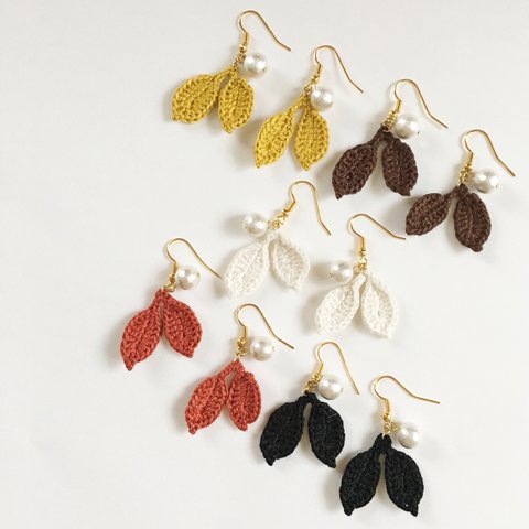 little leaves ピアス/イヤリング