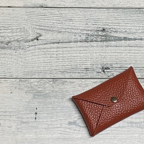 ✉L.A.N's  CCB  leather case ✉【牛革　テラコッタ系】