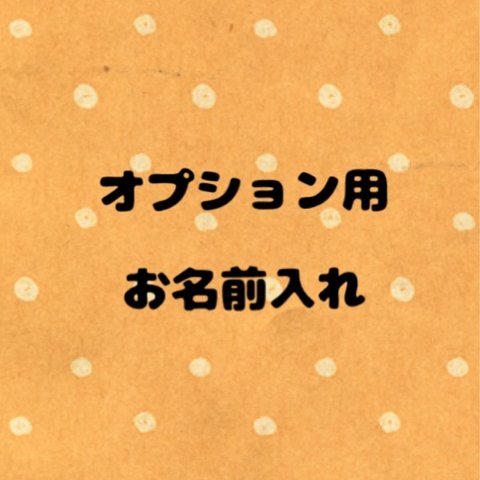 オプション用　名前入れ