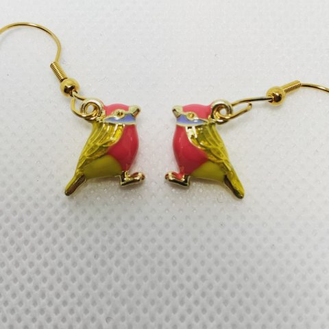 ピアス　鳥