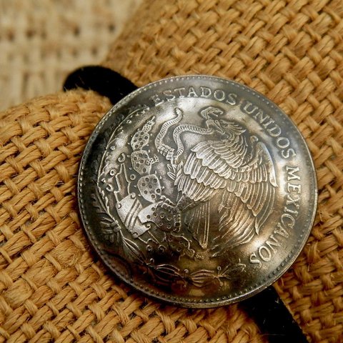 ＃H181  Mexico Coin Hair Elastic