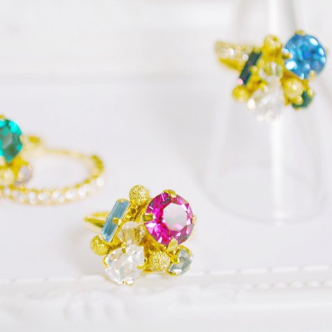 princess bijou ring set (3 colors)