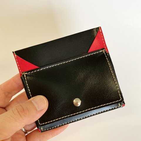 Fuji coin case〜小銭とカード入れ〜(スムースレザー)