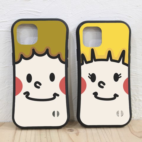 【BOY &GIRL】スマホケース iPhone対応 グリップケース