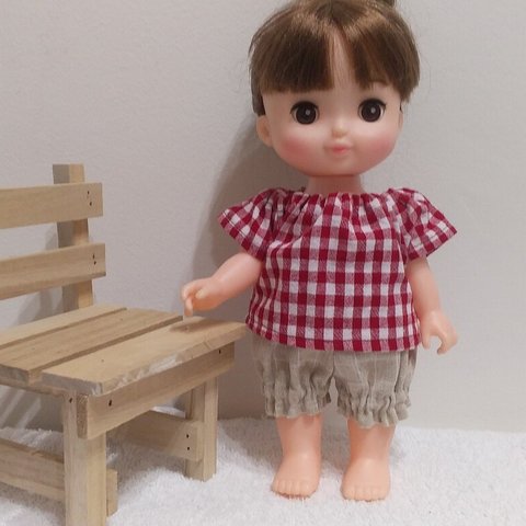 ソランちゃん　レミンちゃん　メルちゃん　トップス　かぼちゃパンツ　セット