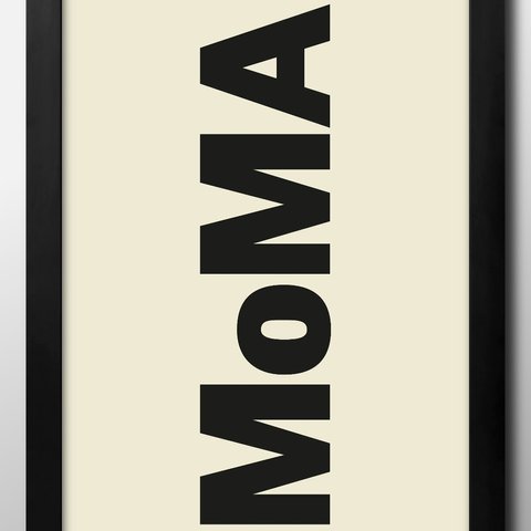 11891■A3アートポスター『MoMA Logo 　BAUHAUS　バウハウス』絵画　イラスト　デザイン　北欧　マット紙