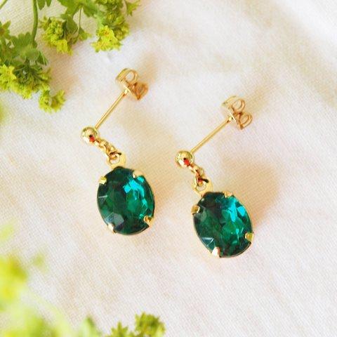 Vintage Emeraldピアス