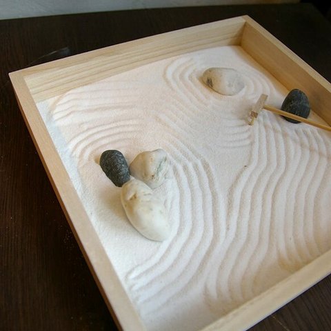 Zen Garden枯山水セット＜玉砂利＞小サイズ