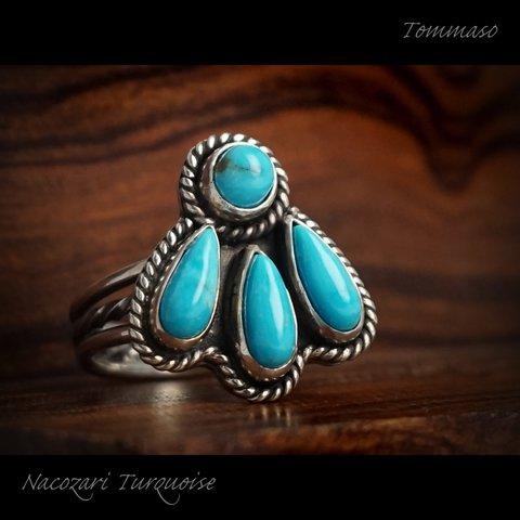 ナコザリターコイズ シルバーリング Nacozari turquoise