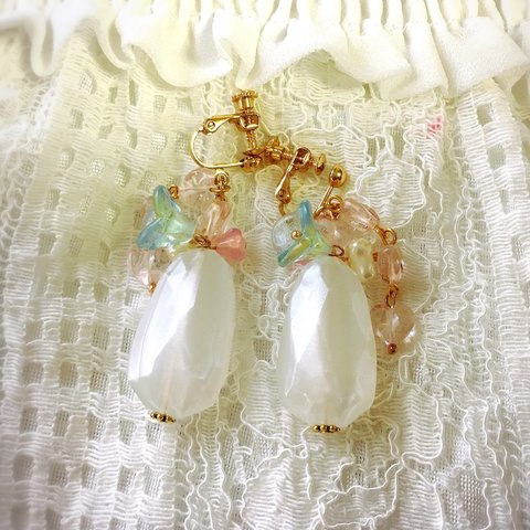 early summer 爽やかフェミニンイヤリング／ピアス