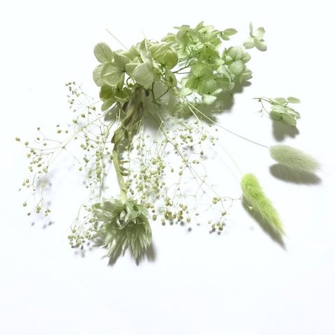花材セットミニ　ライトグリーン
