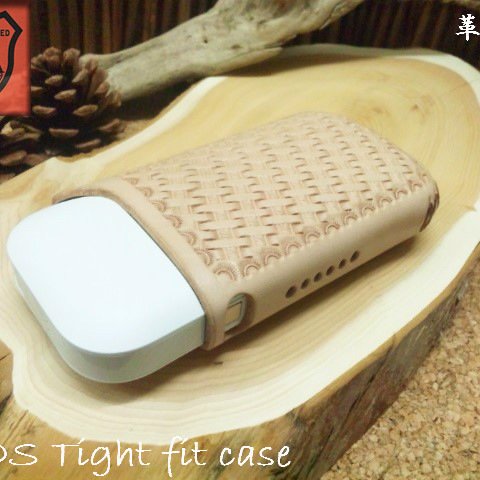 iQOS Tight fit case 栃木レザー Basket